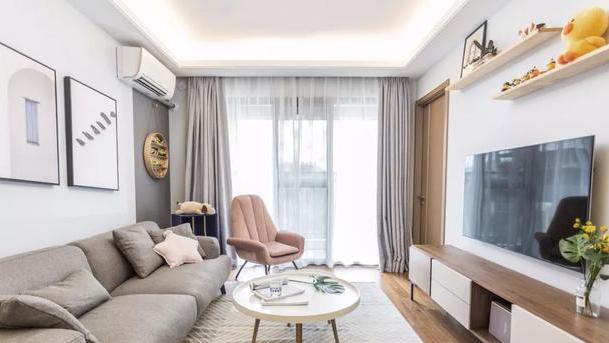 8万将88㎡新房装成清新北欧风，挤出书房，两居妥妥变三房！