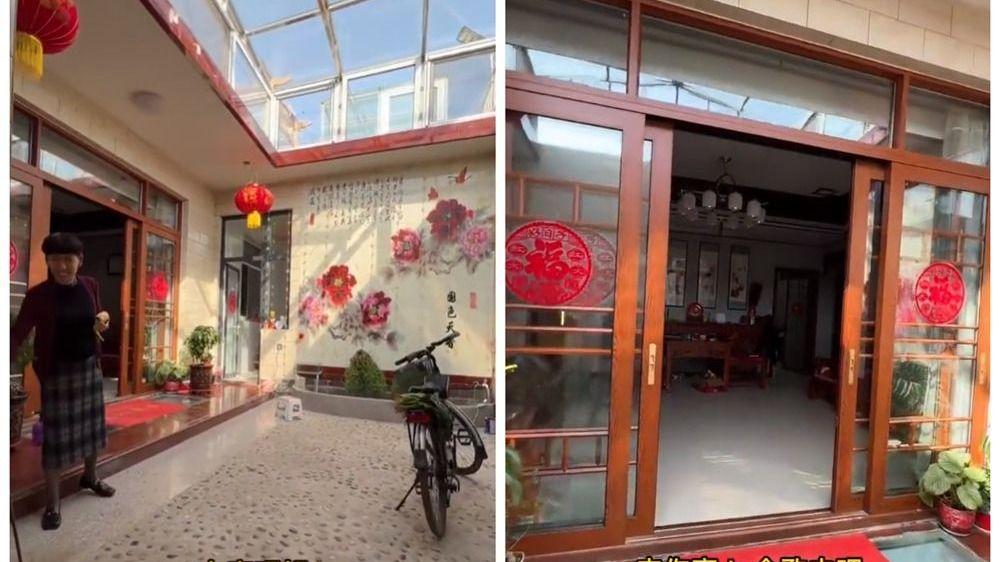 一位老姐的农村自建别墅：露台晒太阳，地下室K歌，小日子太爽了