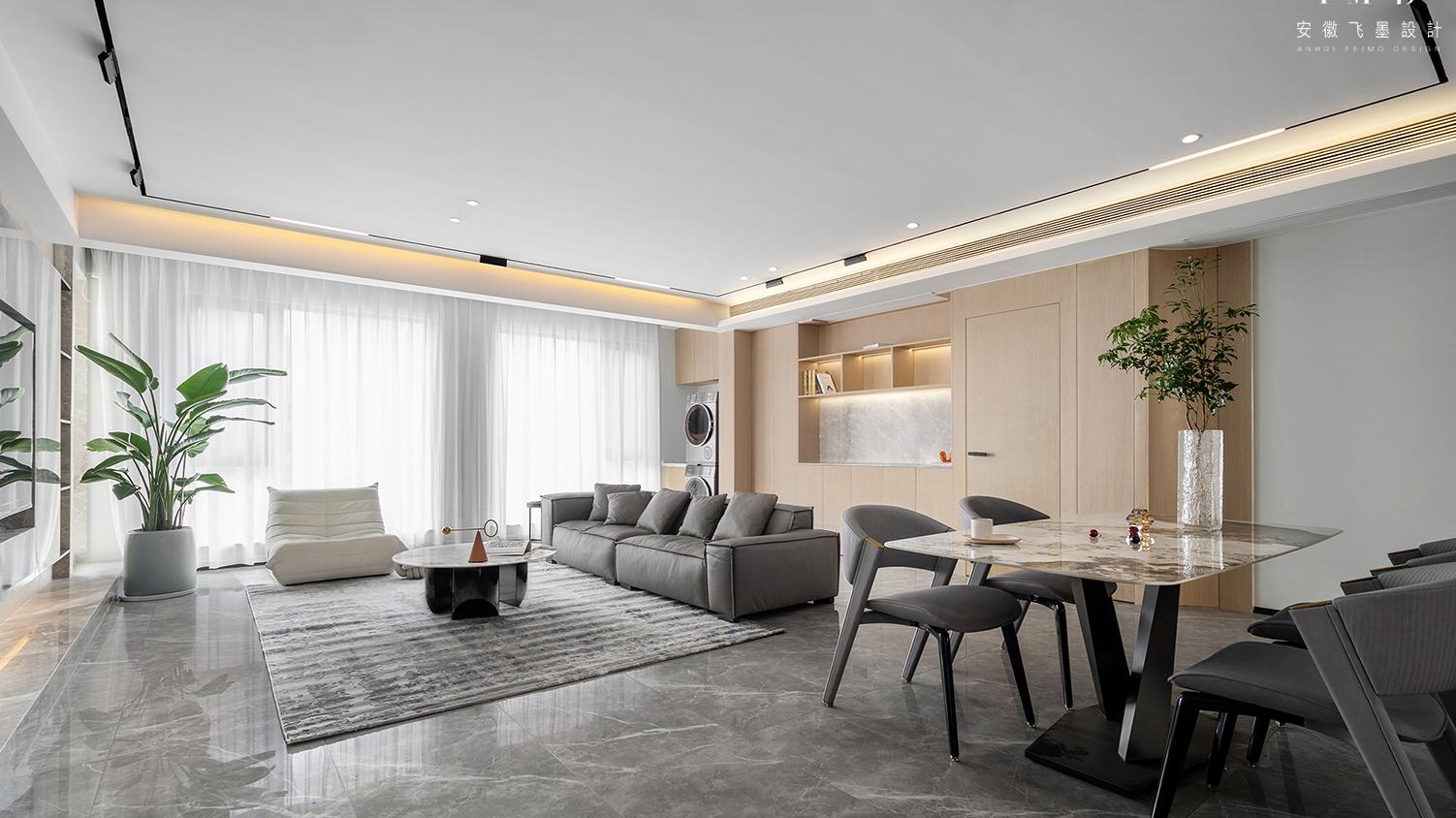 若是客厅阳台打通了，洗衣机我一定要藏起来，这3个方案不会出错