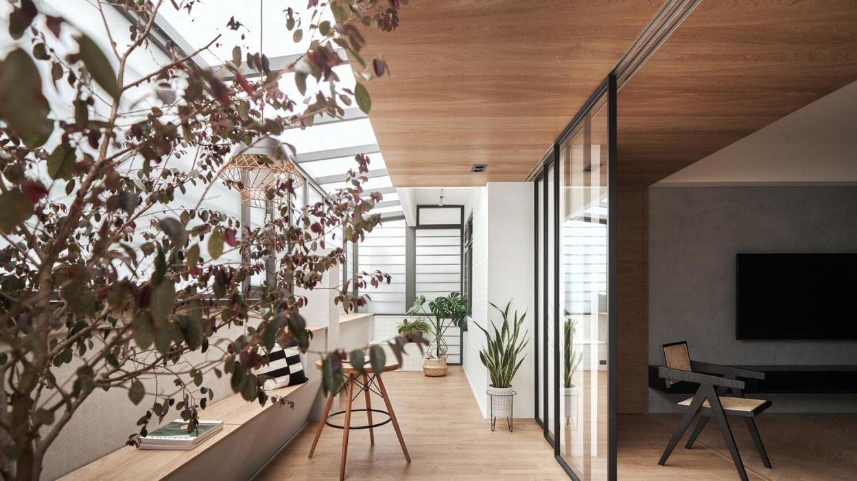 看过这套140㎡新房，发现很多人喜欢简约风，原木+高级灰百看不腻