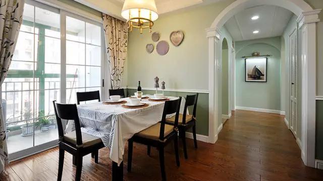 108㎡简约地中海混搭，玄关的马赛克瓷砖，惊艳得让我迈不开腿