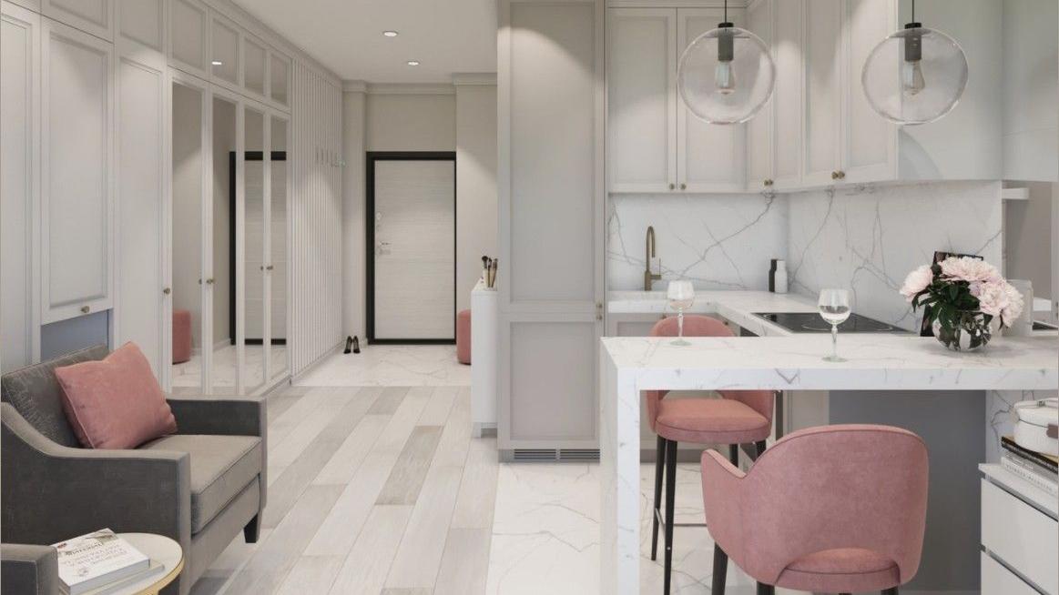 90后女孩改造30㎡公寓，衣柜藏床，独特的现代感