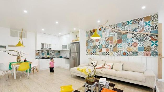 83㎡客餐厨全打通，全开放式布局腾出3居室，满足三世同堂需求