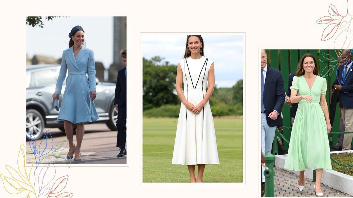 凯特王妃的7个长礼服时刻，斗篷款华丽优雅，露肩窄礼服求别再穿