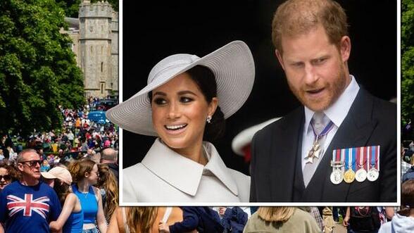 哈里王子|女王登基70周年，哈里王子和梅根·马克尔“缺席”了主要活动