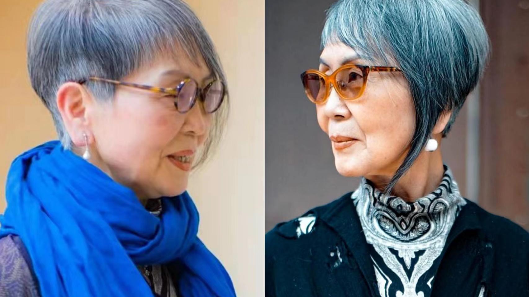 爱美了一辈子，过了60岁发量少了白发多了，竟不知适合什么发型了