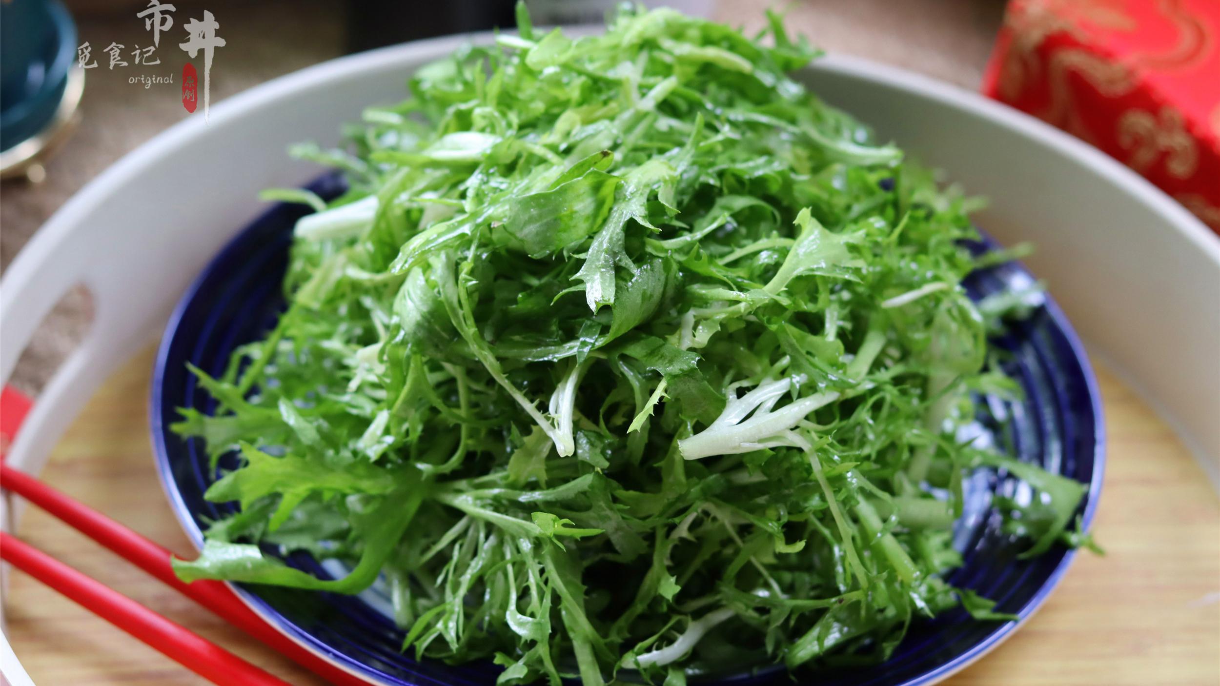 凉拌|冬天多吃苦菊，凉拌记住“3放2不放”，清爽解腻，易上火更要多吃