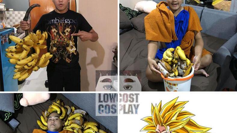 acgn漫评|泰国小哥又cos龙珠，这次真的超用心，吉连神还原，茶神躺笑裂了