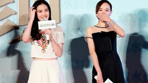 唐嫣|看到刘亦菲的身材不想减肥，和骨感的唐嫣同框，都穿裙子更显气质