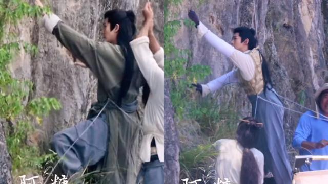 毛晓彤|《长相思》预计8月底杀青，杨紫男装侧面好薄，邓为爬山有点萌！