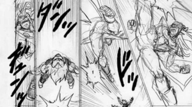 贝吉塔|龙珠超85话草稿：贝吉塔持续高强度挨揍虽然没输但依旧是前菜