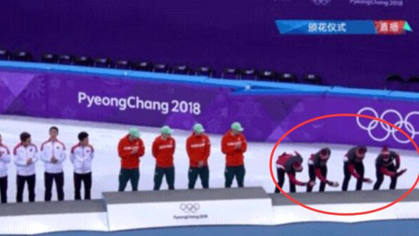韩国队|冤枉金旼奎了？加拿大选手扫奖台时，谁注意韩国人的举动：真卖力啊