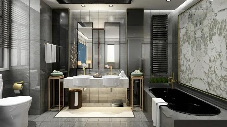 洗手台外移、壁龛收纳，今年卫生间就流行这样装！