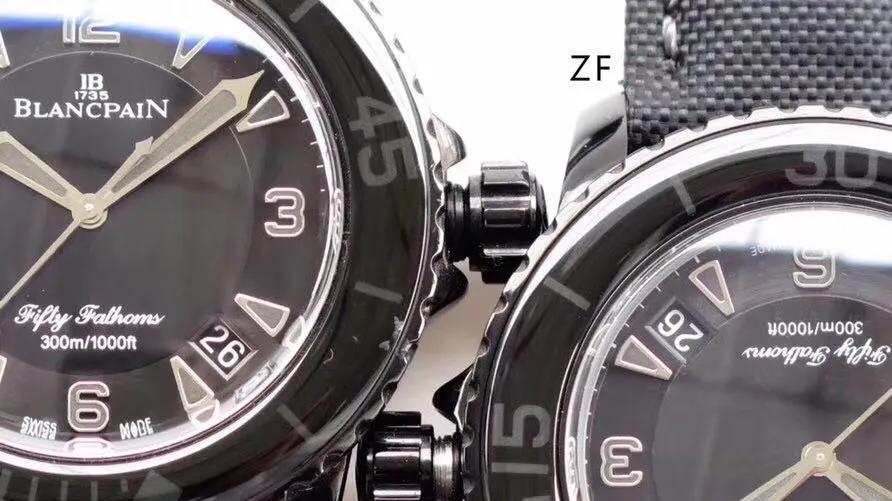 顶级高仿手表，精仿手表，复刻手表，ZF五十噚黑武士对比评测