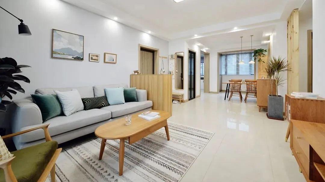 85㎡老房改造，硬是装出了3室2厅1厨1卫，这空间利用率太高了！