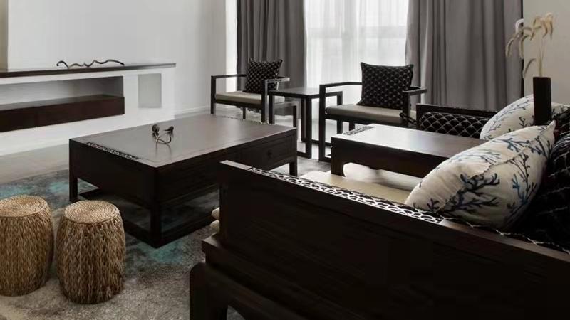 新中式风格装修，色彩搭配虽然简单，却有着丰富的内涵