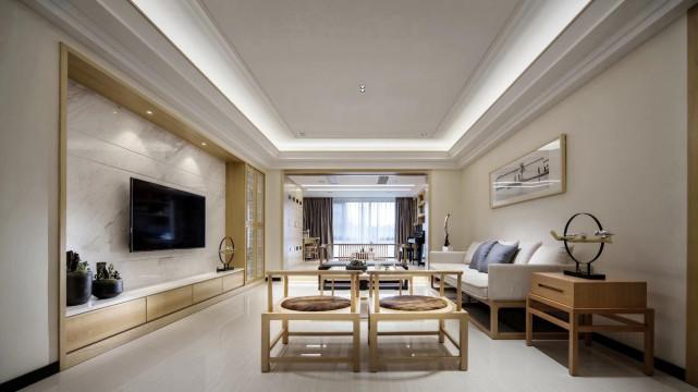 129平中式四居室，一眼望去一目了然