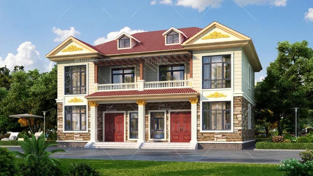 3款双拼农村别墅，兄弟这样建房，大气又实用，这样建房最实在