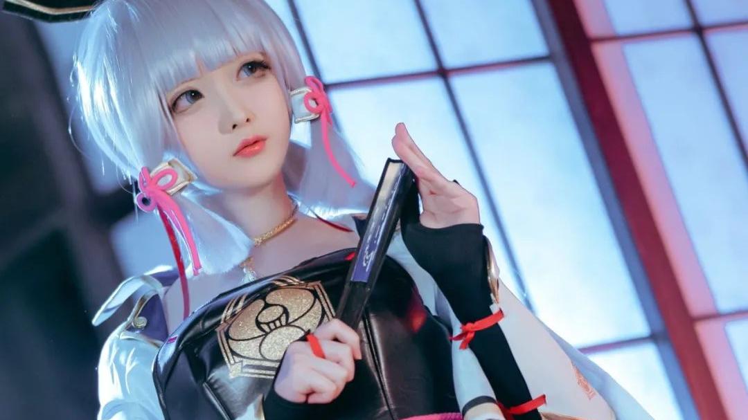 秦岚|cos：原神神里绫华cos正片@小夜子