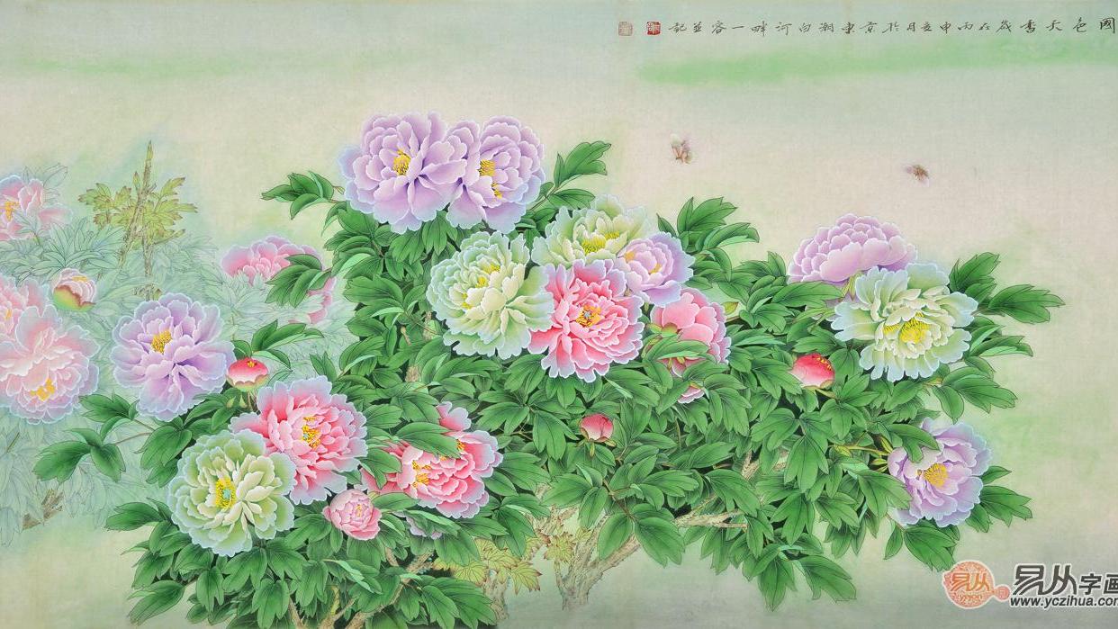 家里客厅挂什么画好 精品花鸟画温馨了整个家