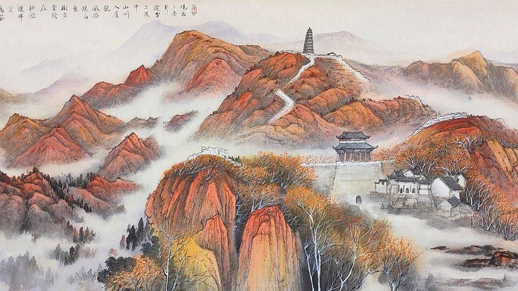 山水画|办公室字画挂什么好 叶大隐山水画让您的办公室高人一筹
