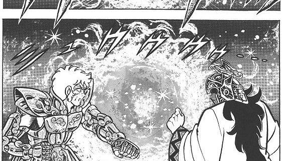 沙加|《圣斗士星矢》千日之战，艾欧里亚和沙加实力五五开的铁证