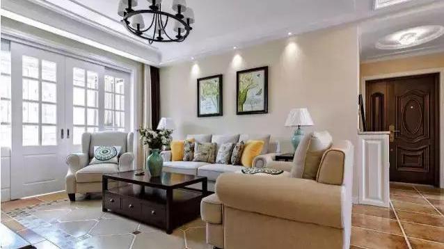 138㎡2居大洋房，田园风客厅超宽阔，亲戚看了都羡慕到眼红