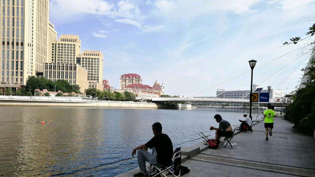 天津市|到底有多爱钓鱼？天津一男子将车停在高速上去钓鱼，网友：心真大