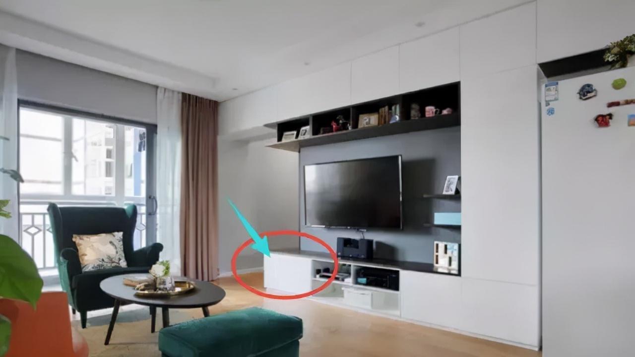 129㎡新房，电视柜设“小转角”，太聪明了，餐厅设计更实用！