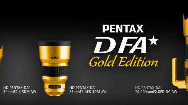 pentax|理光镜头刷金漆 推出Gold Edition版Pentax D FA*