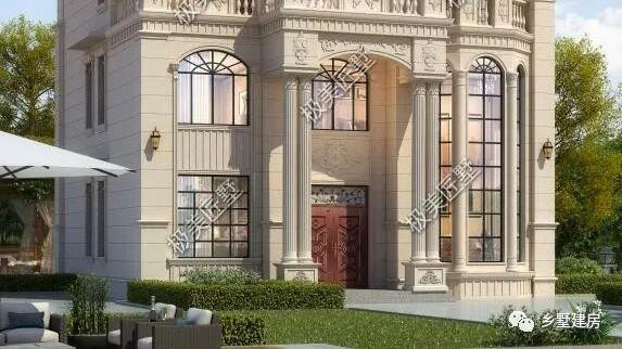 农村欧式三层别墅，精致又实用，让您做村里最靓的宅