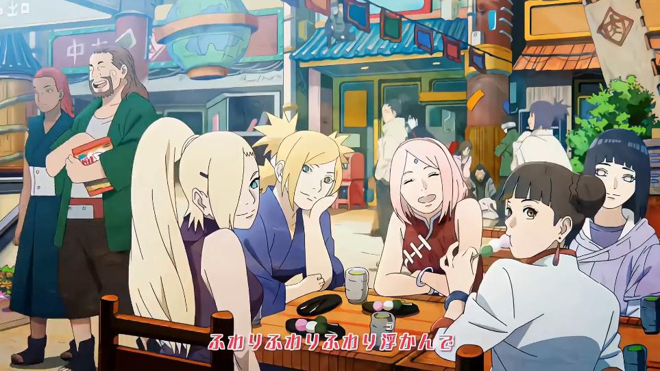 火影忍者剧场版|博人传动画公布新OP，老木叶六美同框，花火在灌酒，佐助太可怜了