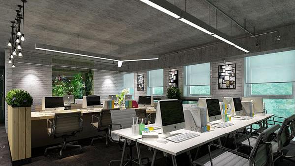 730平方中型办公室装修设计案例