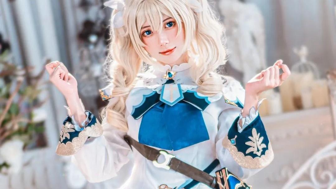 芭芭拉|cos：原神芭芭拉cos正片@夕琉