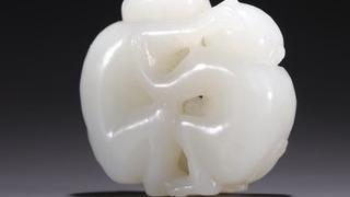 80年代|旧藏·和田玉籽料双猴雕件