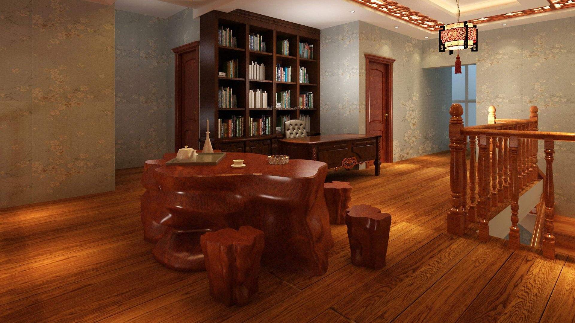 中式红木别墅古典装修风格—显示人们对生活品质的追求