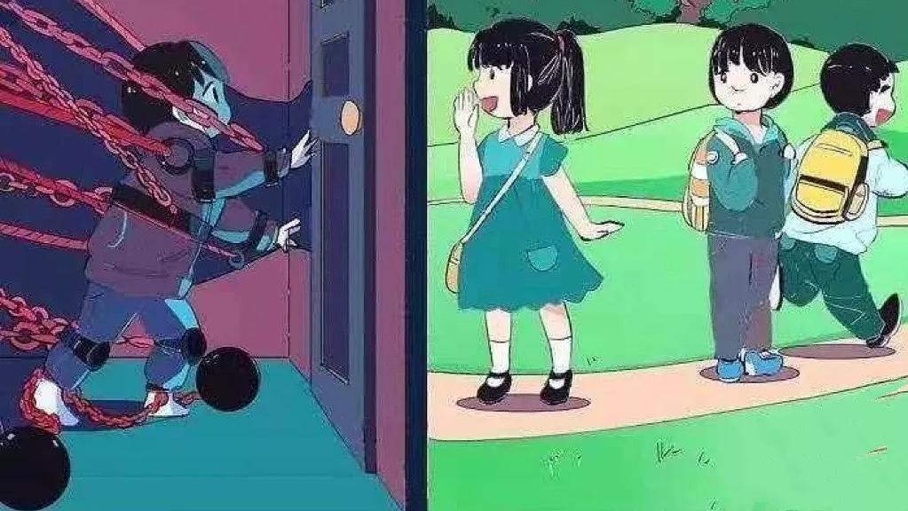 |凌晨1点，看了女儿朋友圈发布的9张惊悚漫画，我再也睡不着了