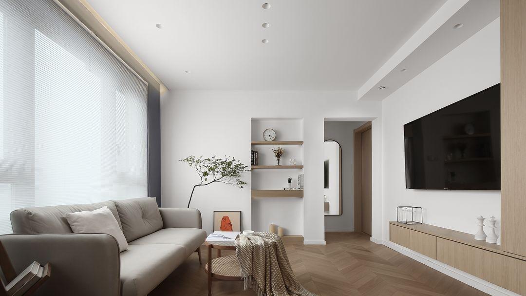 76㎡两房日式设计！自然木营造温暖的空间，体味真实的原味幸福！