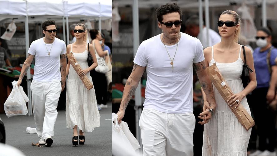 新房|小贝长子携妻买花暖新房！市场买菜秀恩爱