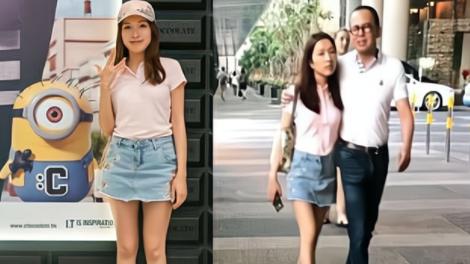 郭嘉文|港姐郭嘉文遭李泽楷冷处理，一人过节显得孤单。