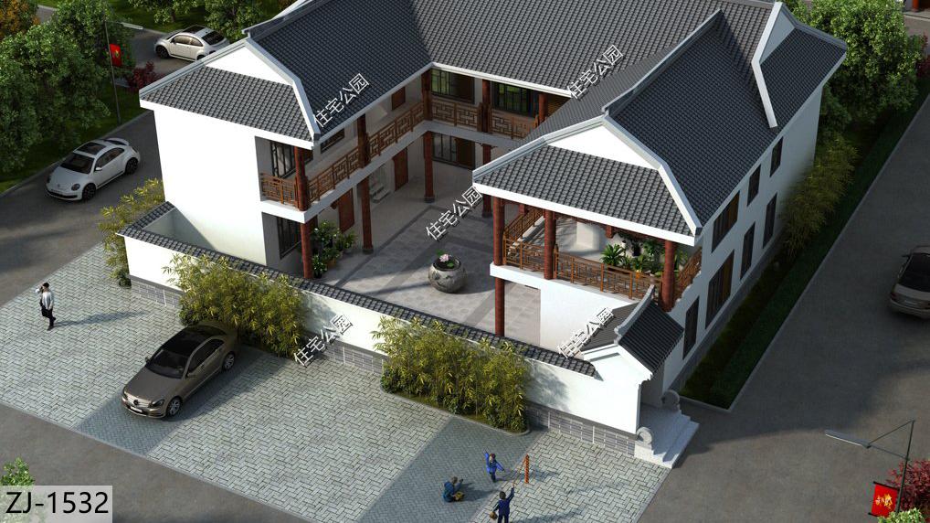 五套中式合院别墅，打造诗意典雅的生活，快来选选你最爱哪一套？