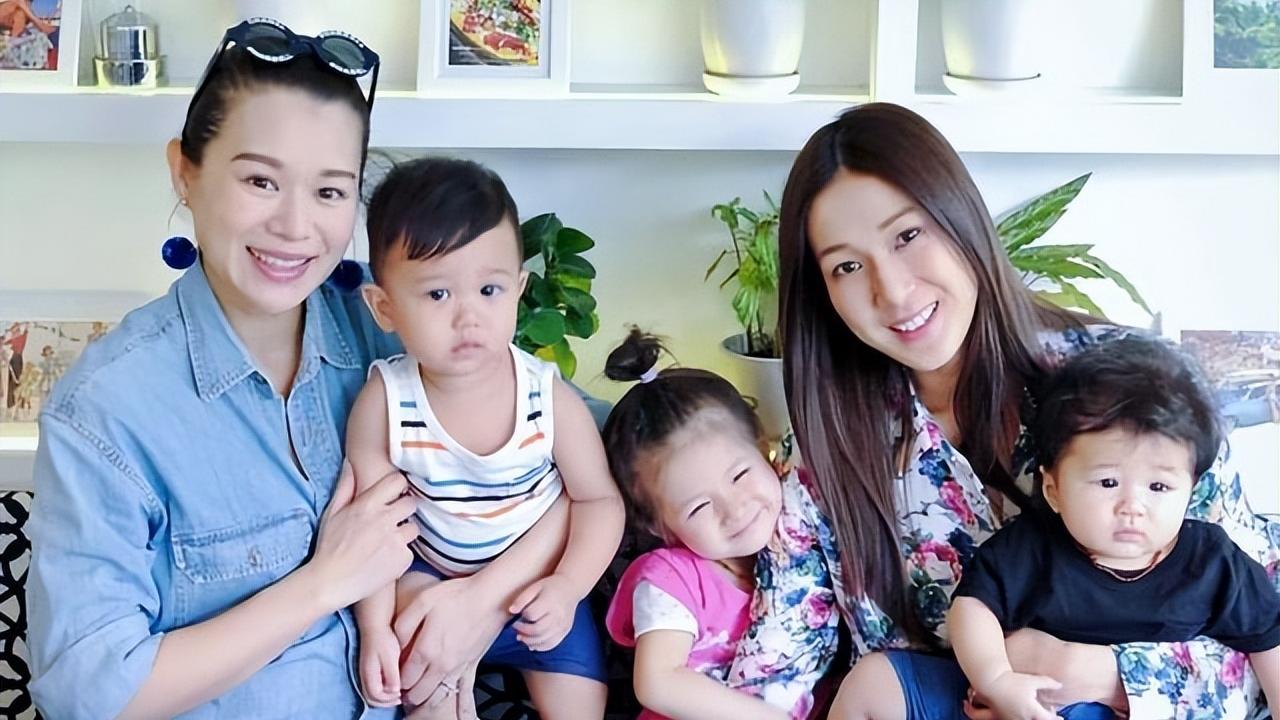 钟嘉欣|钟嘉欣为年长13岁的老公庆祝父亲节，晒儿女和爸爸共处画面好暖心