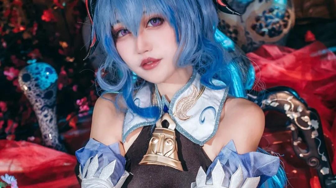 |cos：原神2.5?甘雨cos正片@春日桃