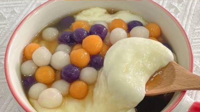 芋圆|生理期也馋这一口！软糯拉丝太好吃了