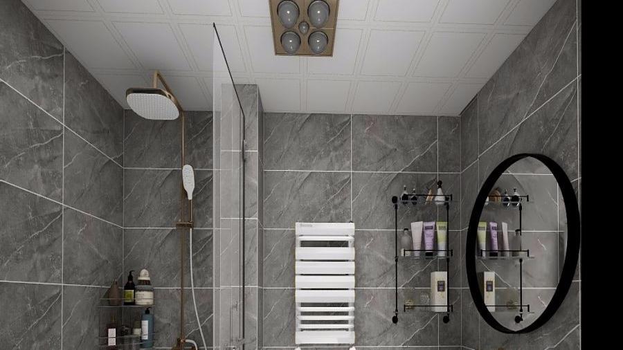 50㎡小户型设计！蓝色增加现代感，线条更具时尚感！