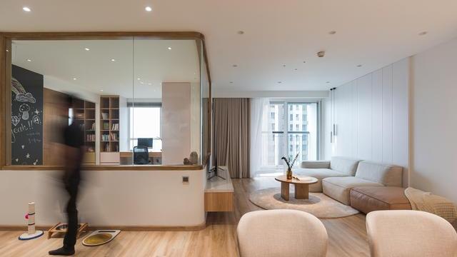 一家4口住110，敲掉墙壁做“拆分设计”，一儿一女拥有独立空间