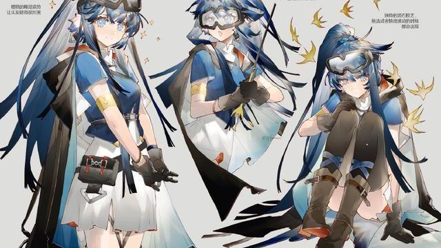 画师|明日方舟：星极亲妈画师公开姐妹新同人图博士喜获一对小翅膀