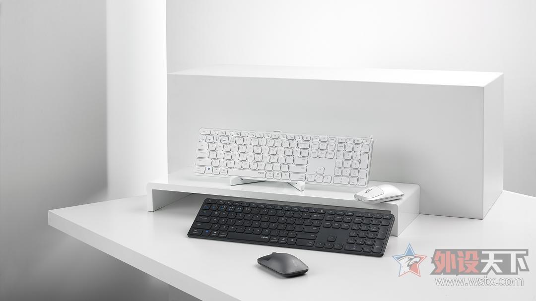 雷柏|全尺寸商务办公 雷柏9550G多模式无线刀锋键鼠套装上市