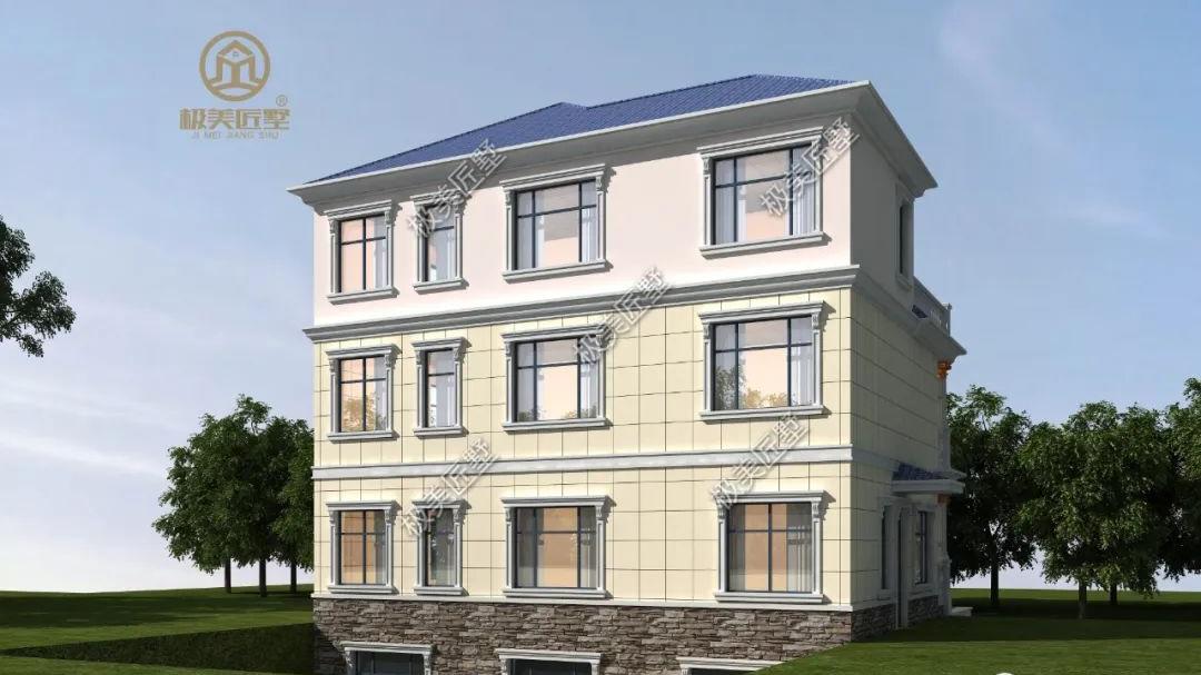 新农村新设计，架空三层更显时尚，要建房的不妨看看