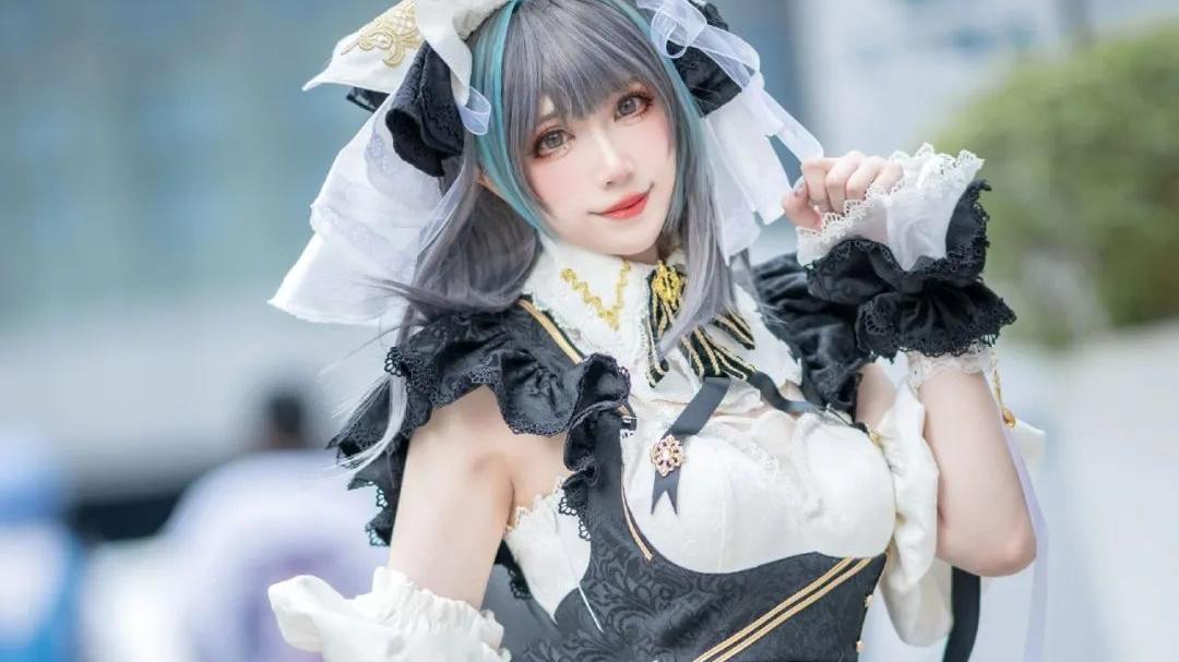 碧蓝航线|cos：碧蓝航线温柔可爱的柴郡cos正片@翎柒，你就是我的亲爱的啦